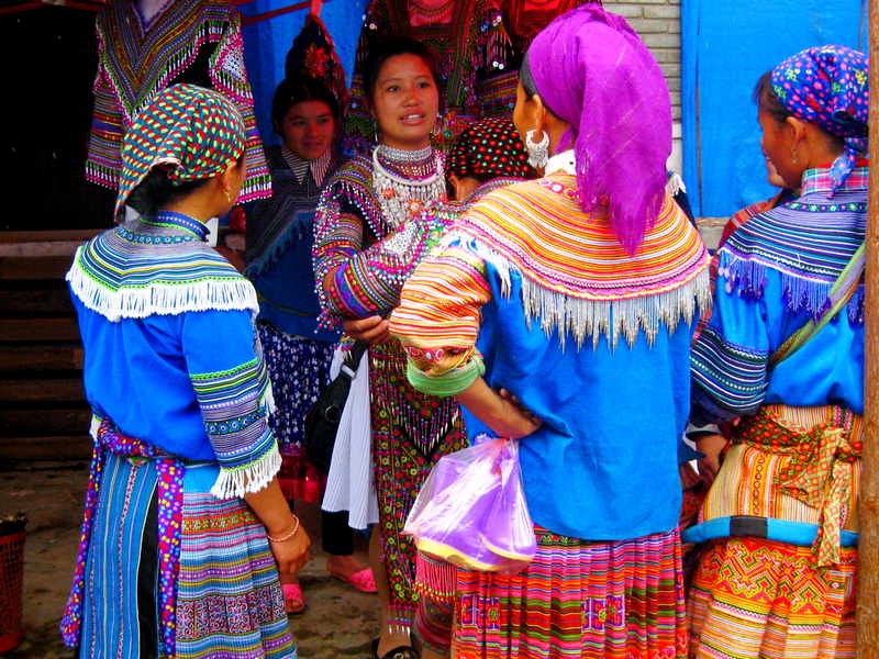 Цветочные хмонги в г. Бак Ха(Bac Ha)